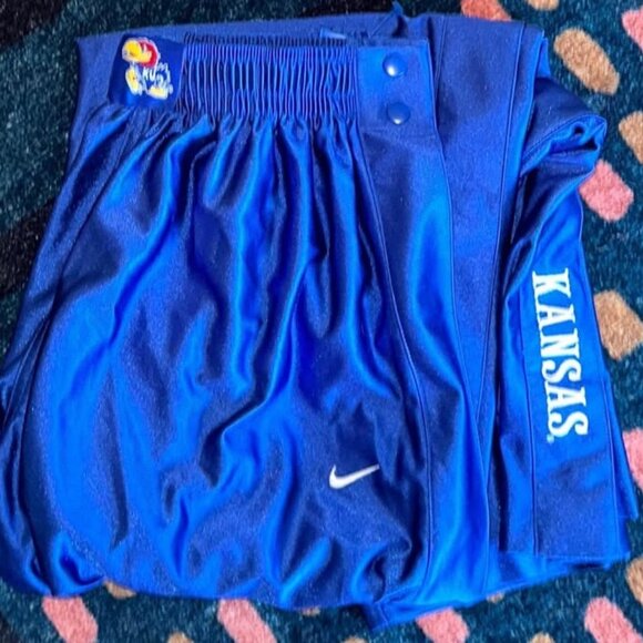90s Nike KU tearaway button snap warm up pants. Mens medium - Picture 1 of 6